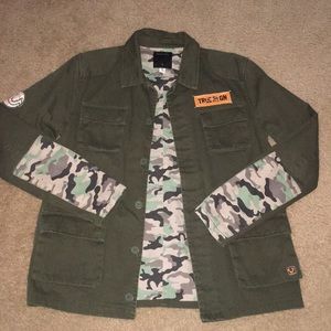 Authentic True Religion Military Jacket